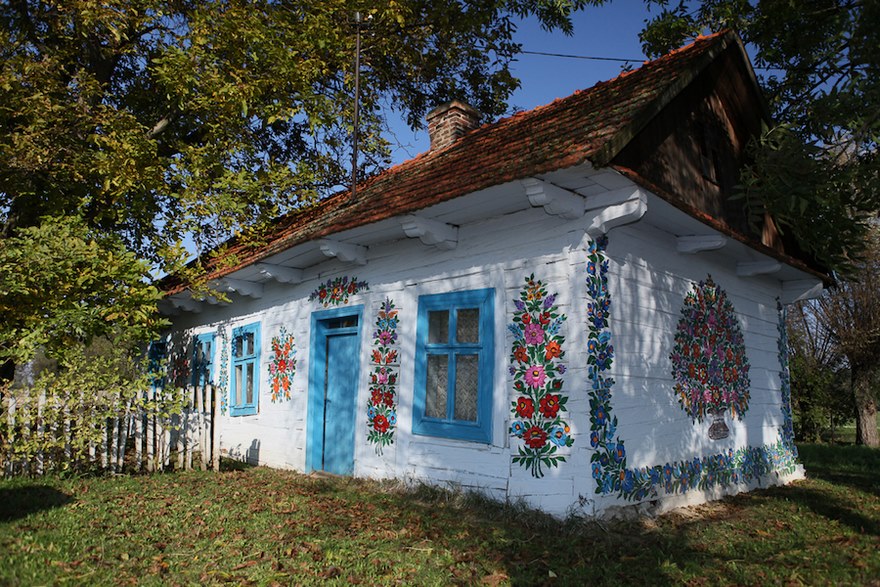Zalipie flores pintadas