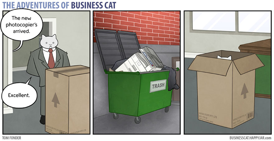 Las aventuras de un gato de negocios 9