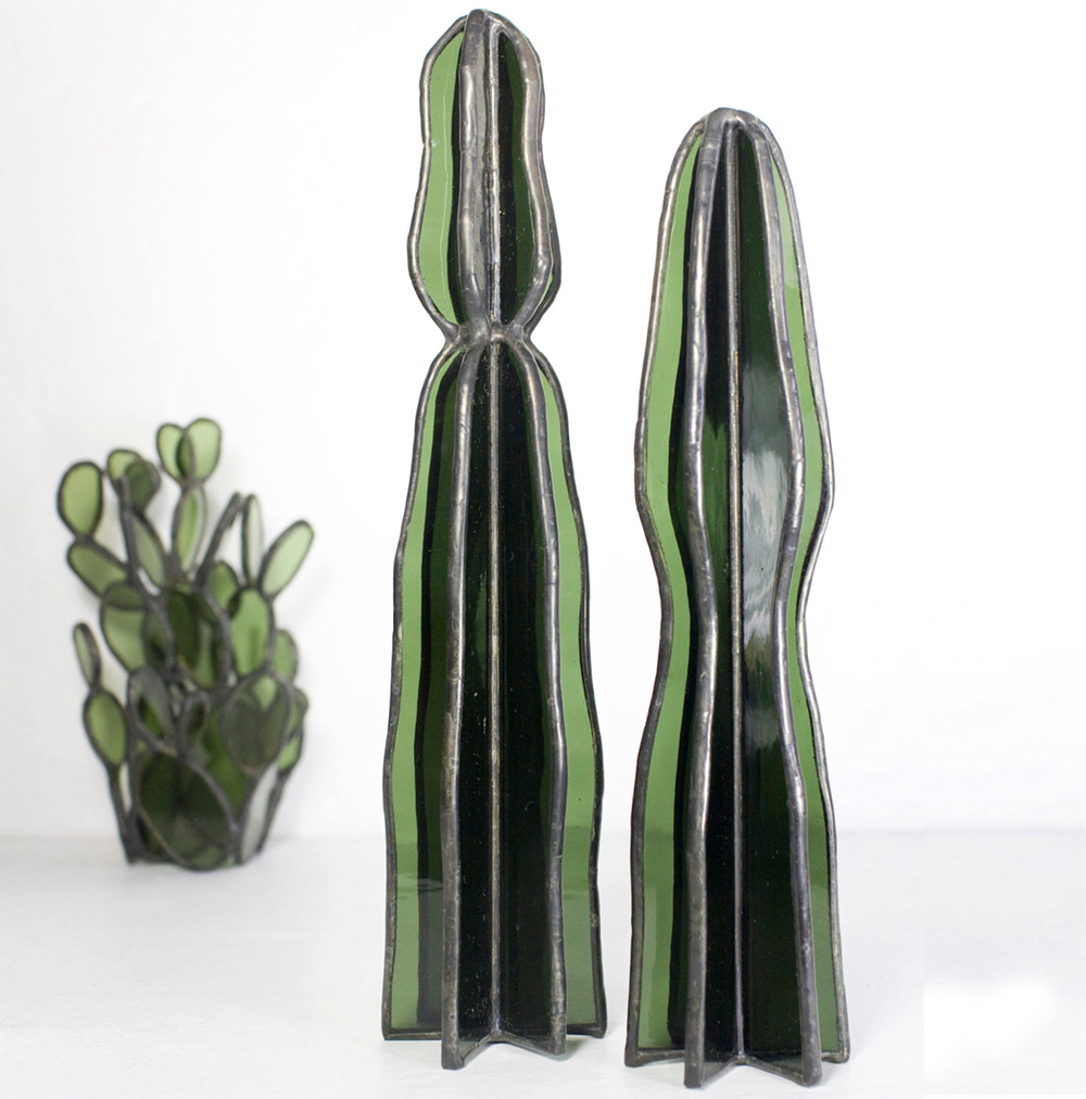 Lesley Green cactus cristales esculturas 2