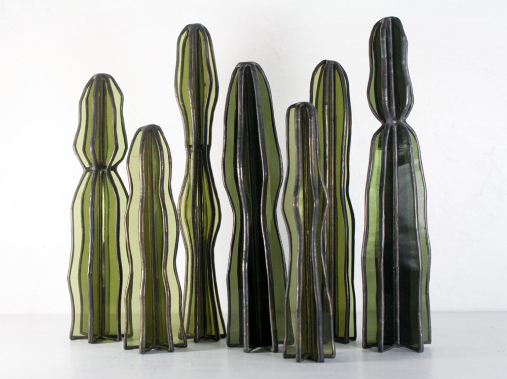 Lesley Green cactus cristales esculturas 6