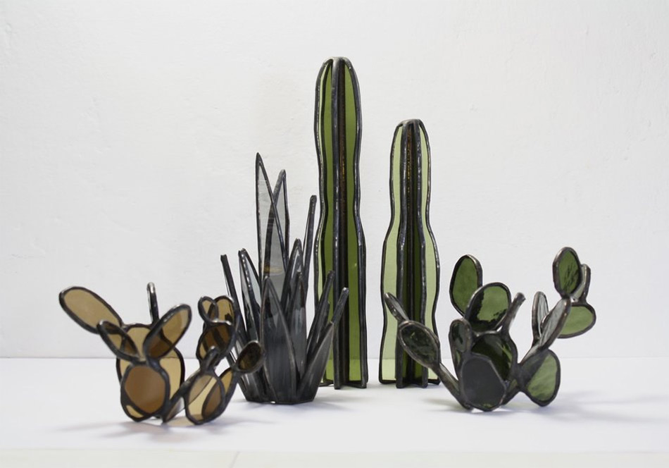Lesley Green cactus cristales esculturas 7