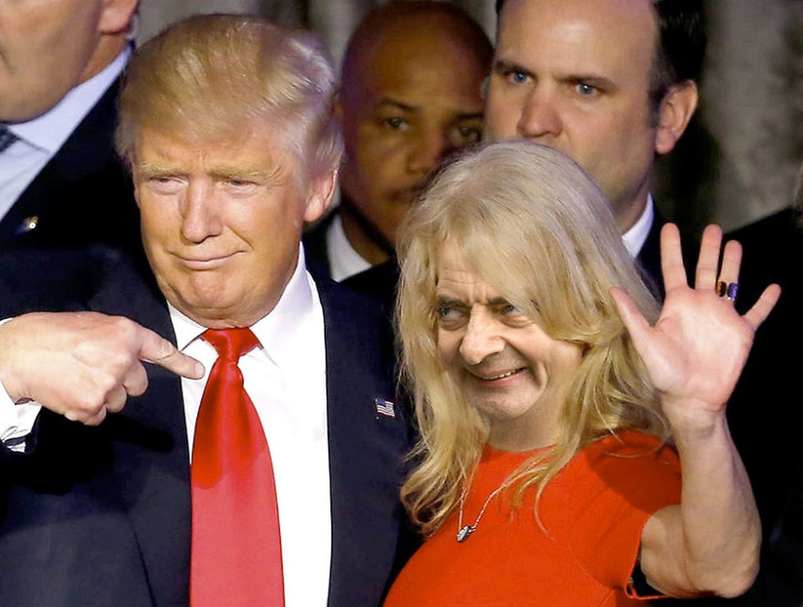 Mr. Bean y Photoshop 21