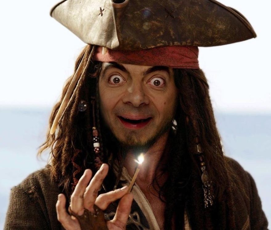 Mr. Bean y Photoshop 5