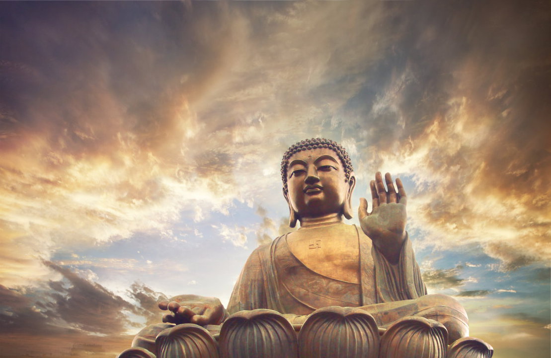 Tian Tan Buddha statue in Hong Kong by hanciong