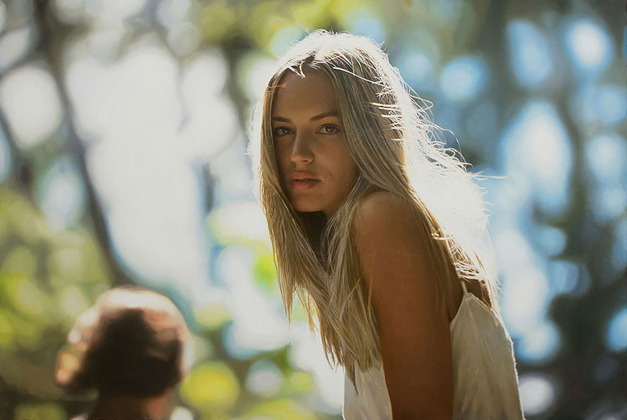 Yigal Ozeri pintura hiperrealista