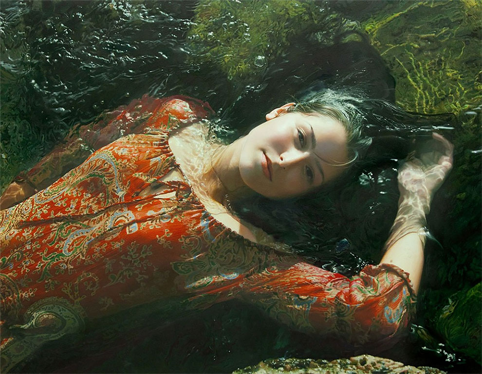 Yigal Ozeri pintura hiperrealista
