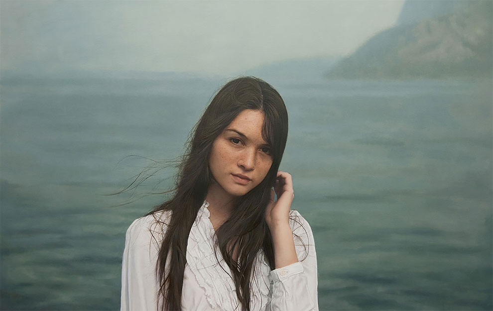 Yigal Ozeri pintura hiperrealista