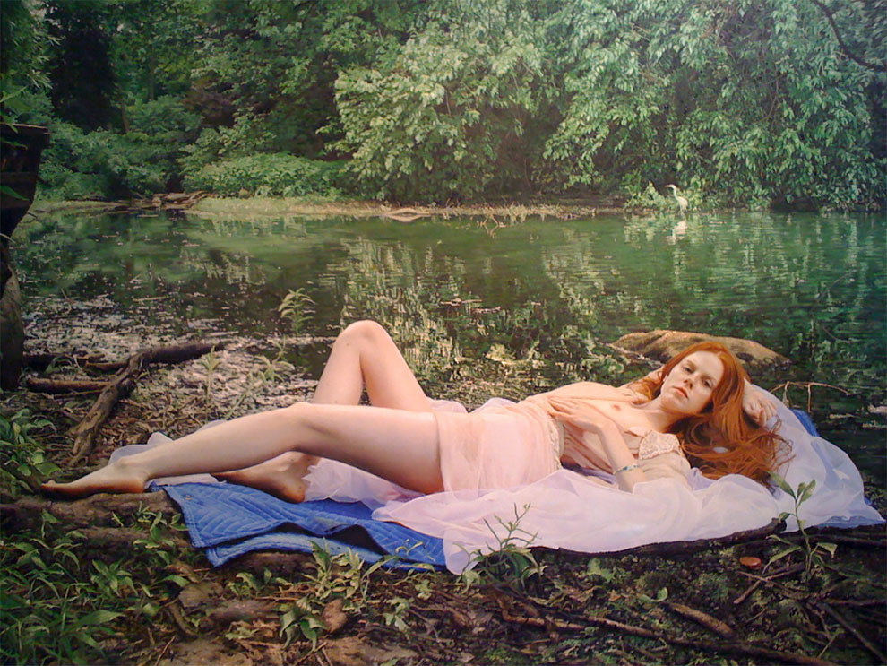 Yigal Ozeri pintura hiperrealista