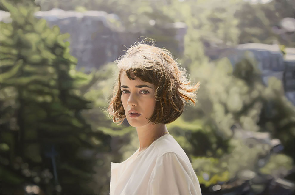 Yigal Ozeri pintura hiperrealista