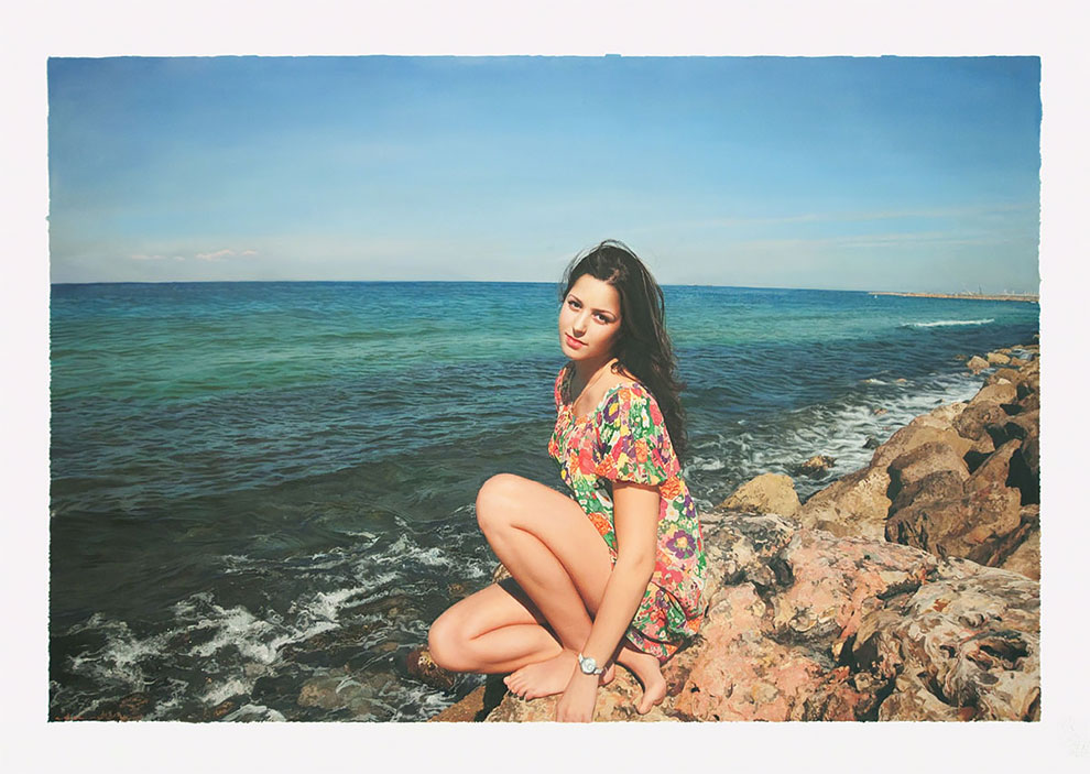 Yigal Ozeri pintura hiperrealista