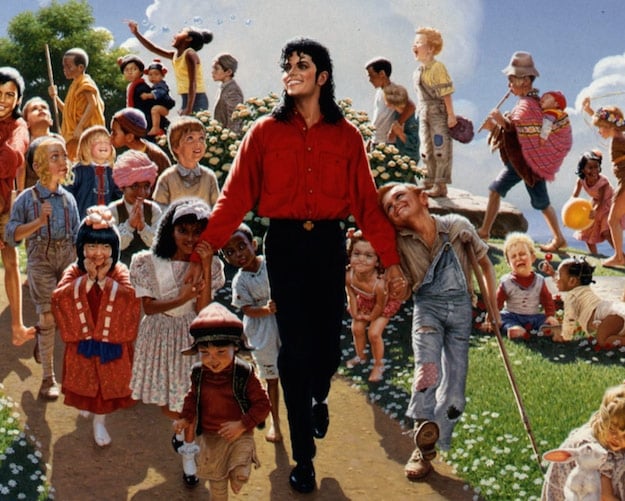 Michael Jackson tenía una inquietante colección de arte sobre sí mismo