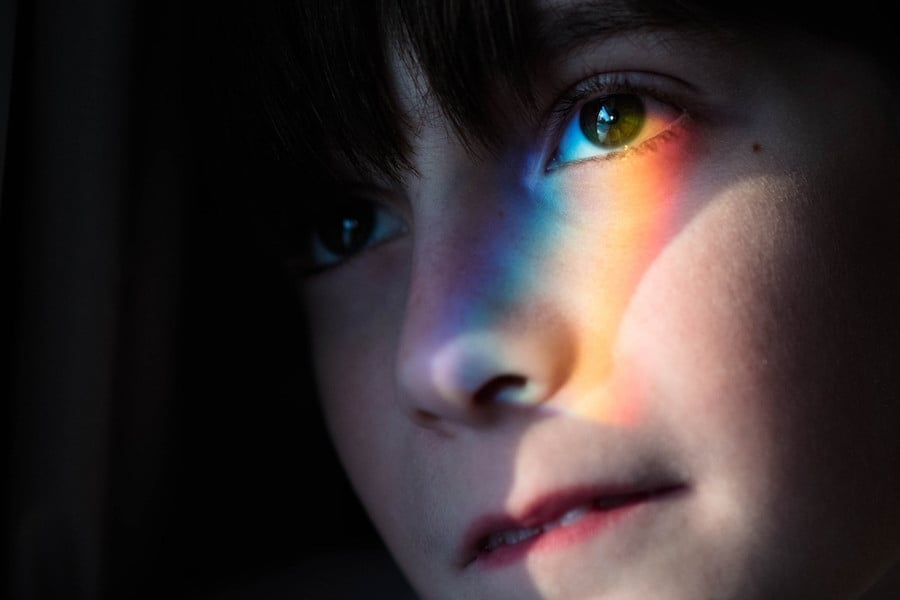 Una madre fotografía la forma en que su hijo autista experimenta el mundo