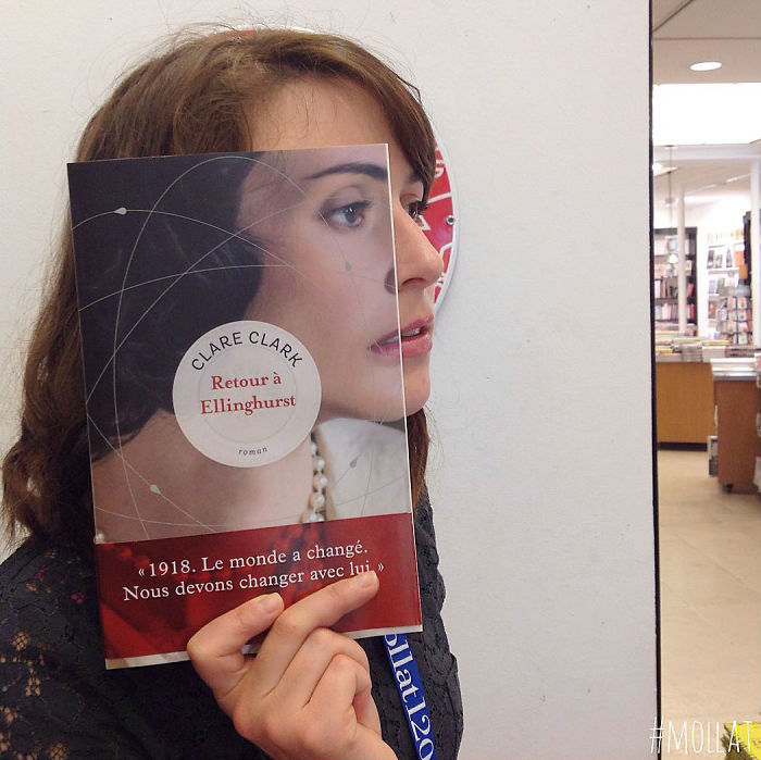 libreria montaje con libros humor 14