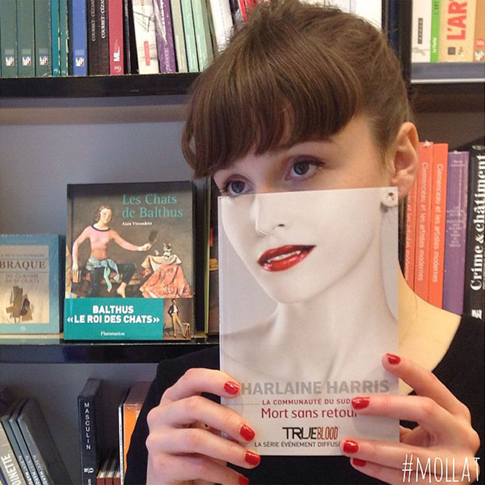 libreria montaje con libros humor 27