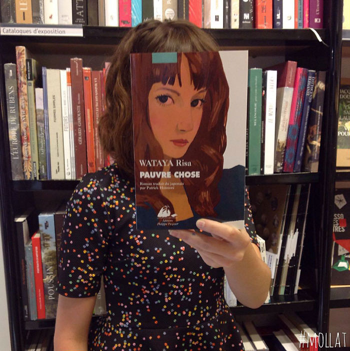 libreria montaje con libros humor 7