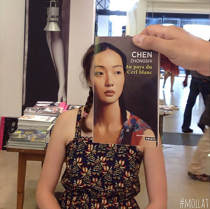 libreria montaje con libros humor 9