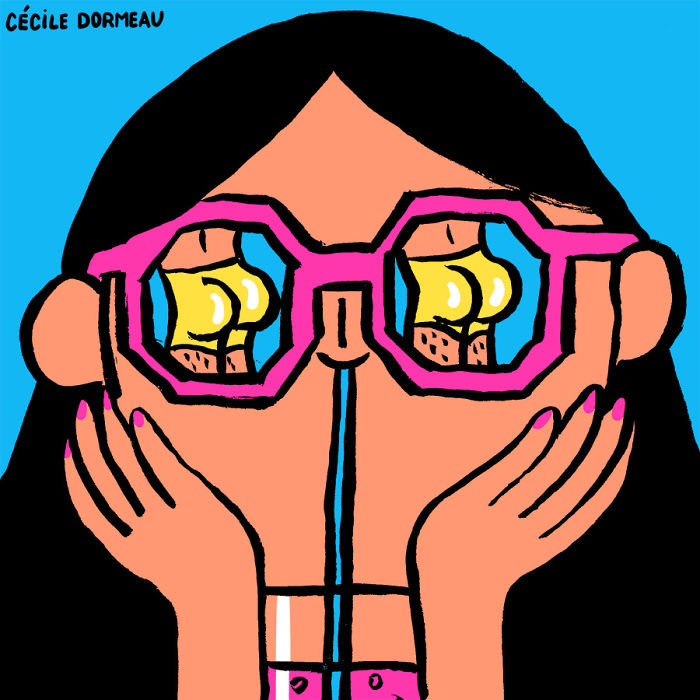 Cecile Dormeau ilustraciones ironicas 12