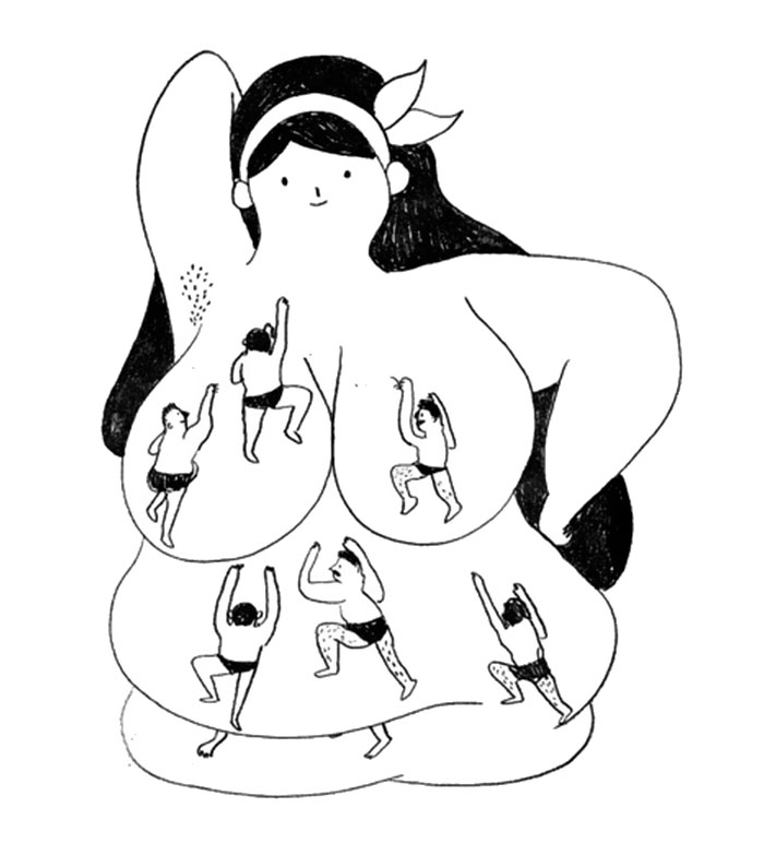 Cecile Dormeau ilustraciones ironicas 34