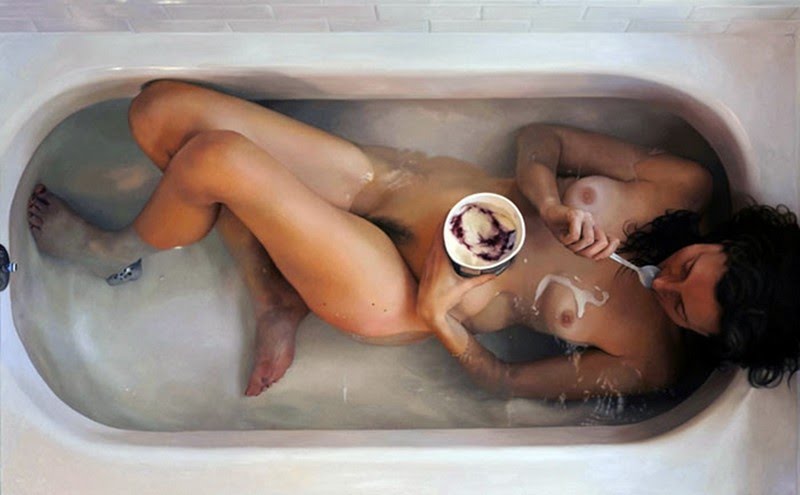 Lee Price pintura mujeres comida 7