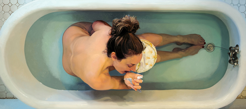 Lee Price pintura mujeres comida 8
