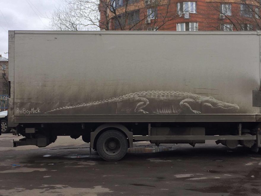 Nikita Golubev arte urbano