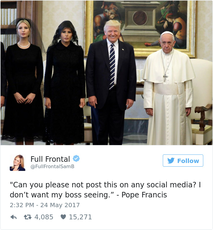 El Papa y Donald Trump 10