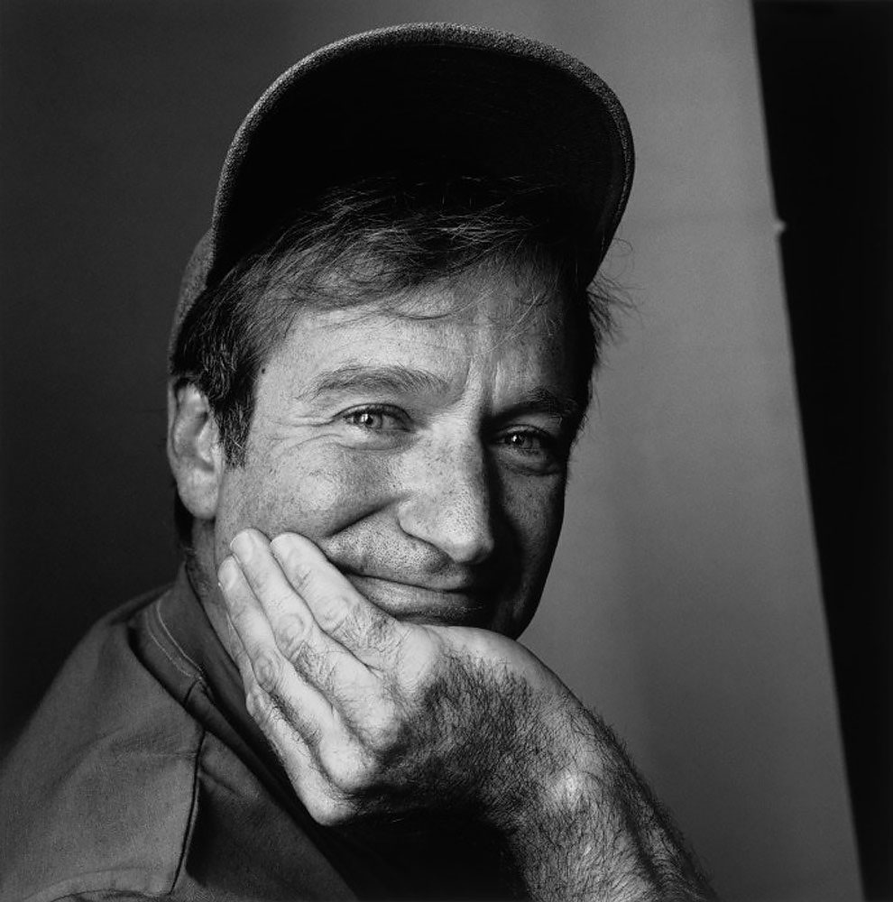 Retrato fotográfico de Robin Williams