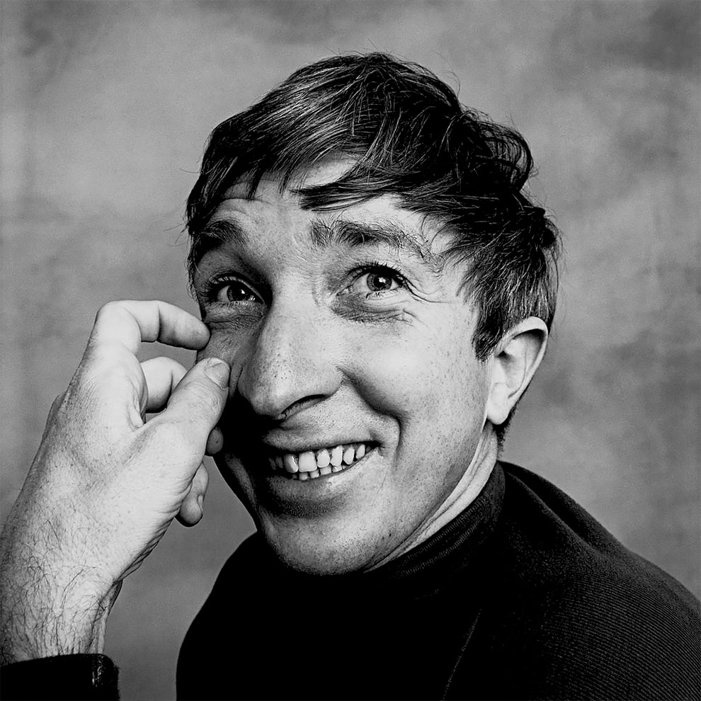 Retrato fotográfico de John Updike