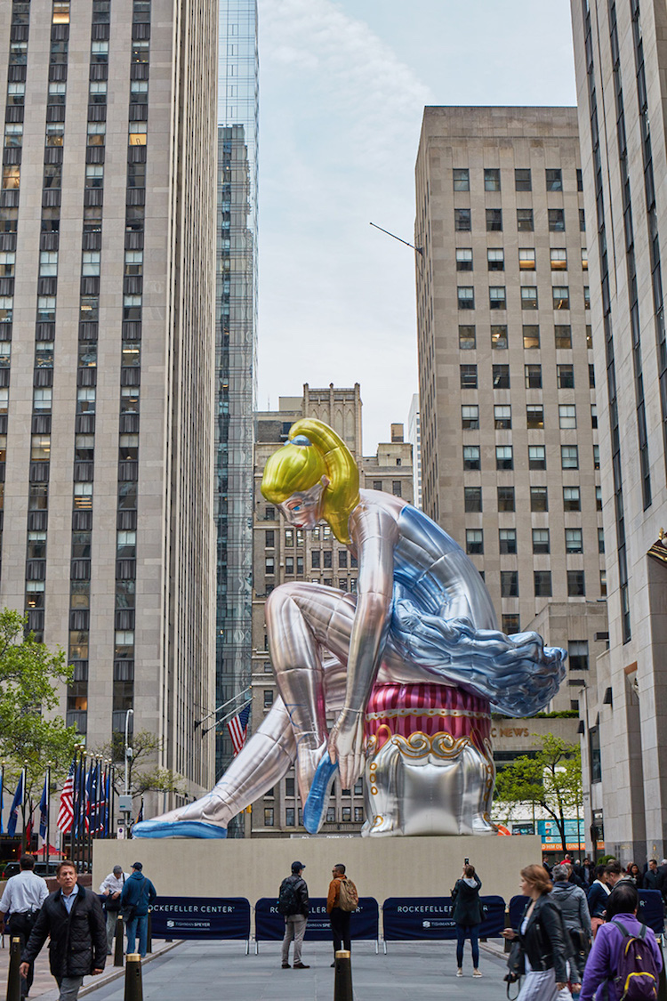 Jeff Koons bailarina inflable 6