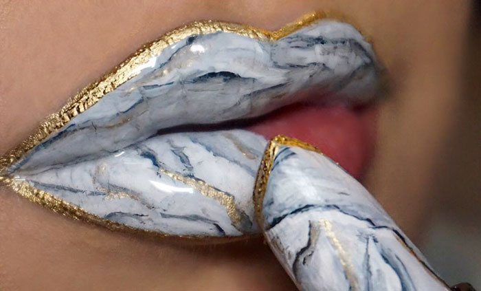 Labios de marmol