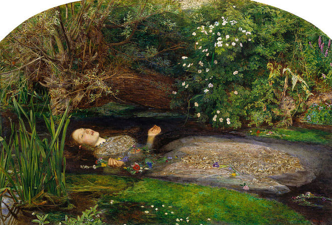 Ofelia John Everett Millais muerte arte