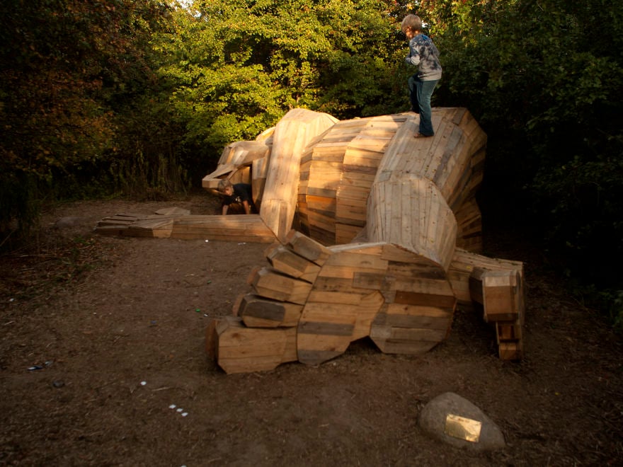 Thomas Dambo gigantes de madera 12