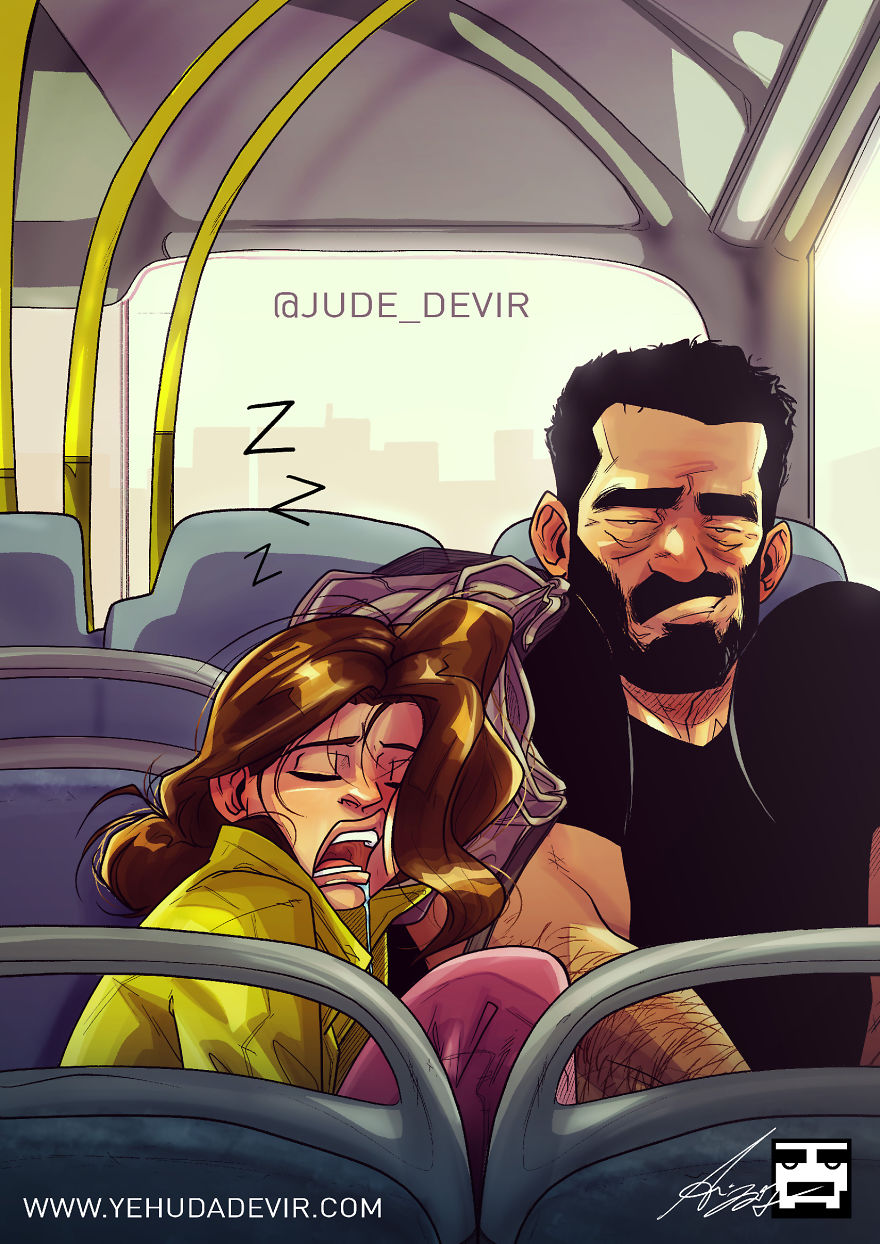 Yehuda Adi Devir simpaticas ilustraciones amor 17