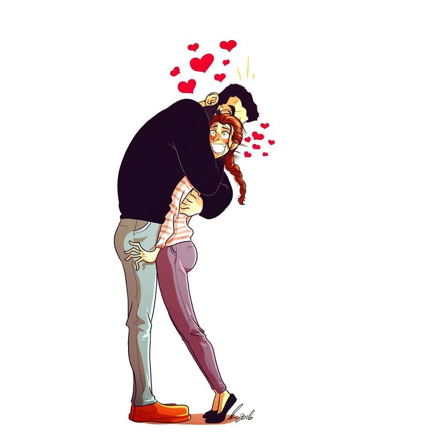 Yehuda Adi Devir simpaticas ilustraciones amor 20