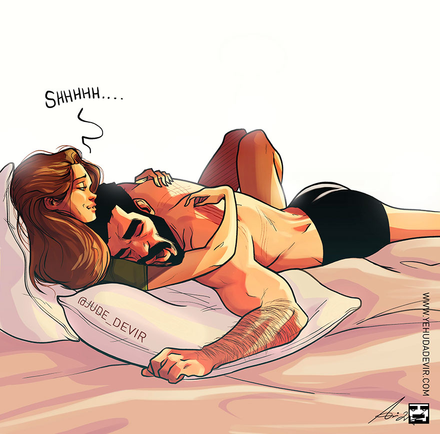 Yehuda Adi Devir simpaticas ilustraciones amor 3