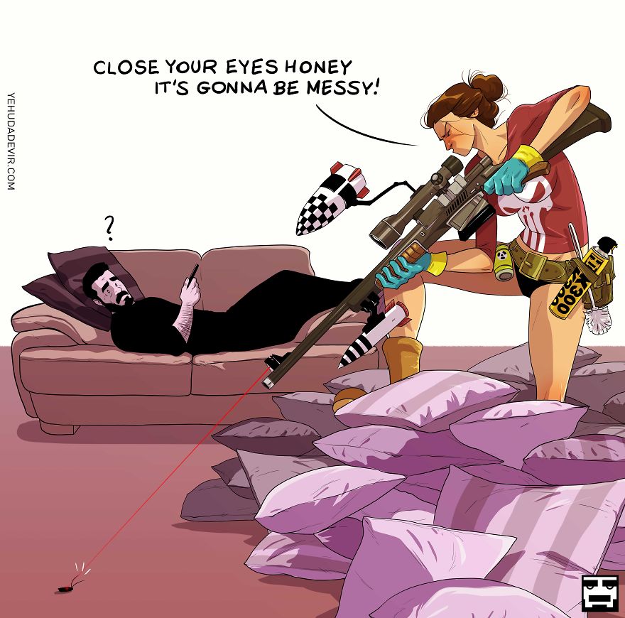 Yehuda Adi Devir simpaticas ilustraciones amor 6