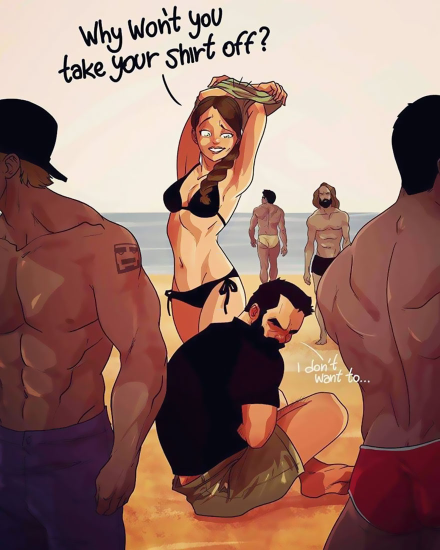 Yehuda Adi Devir simpaticas ilustraciones amor 8