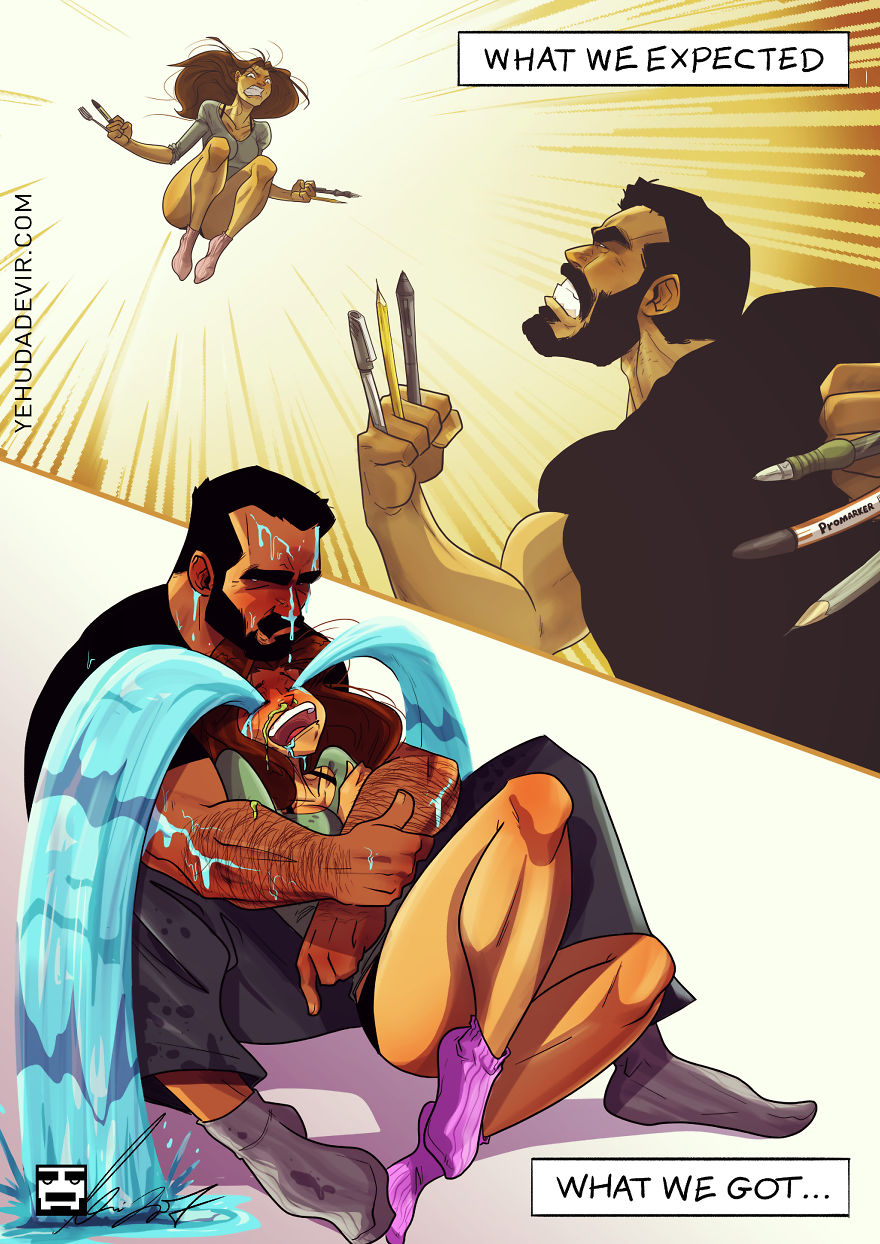 Yehuda Adi Devir simpaticas ilustraciones amor 9