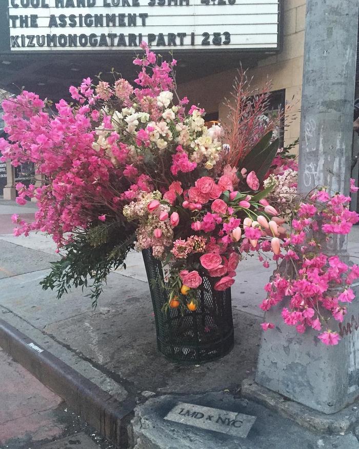 trash cans flowers new york lewis miller 4
