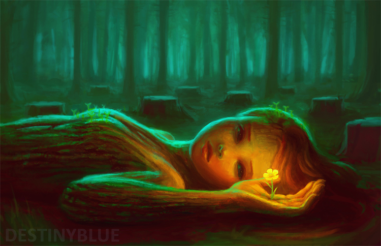 Destiny Blue depresion ilustracion 10