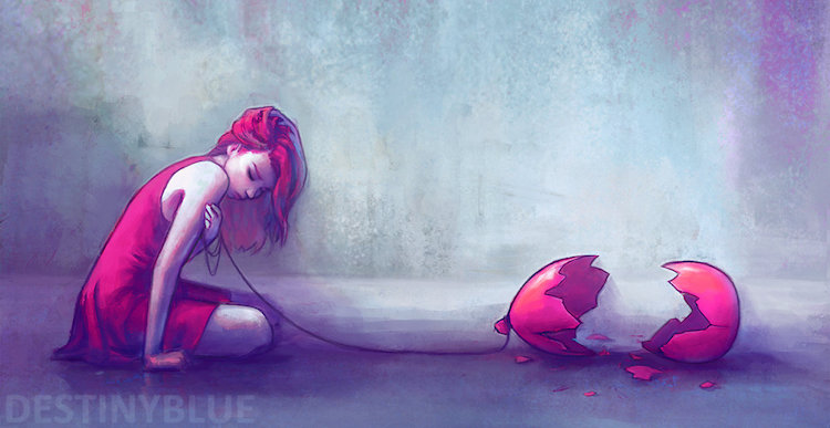 Destiny Blue depresion ilustracion 6