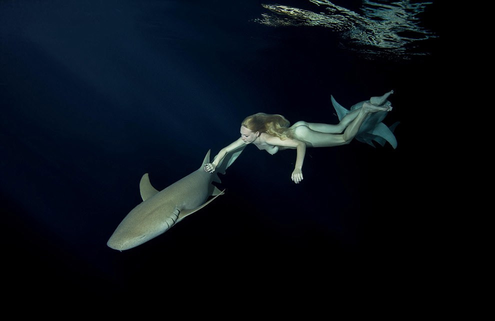 Irina Britanova desnuda tiburones 13