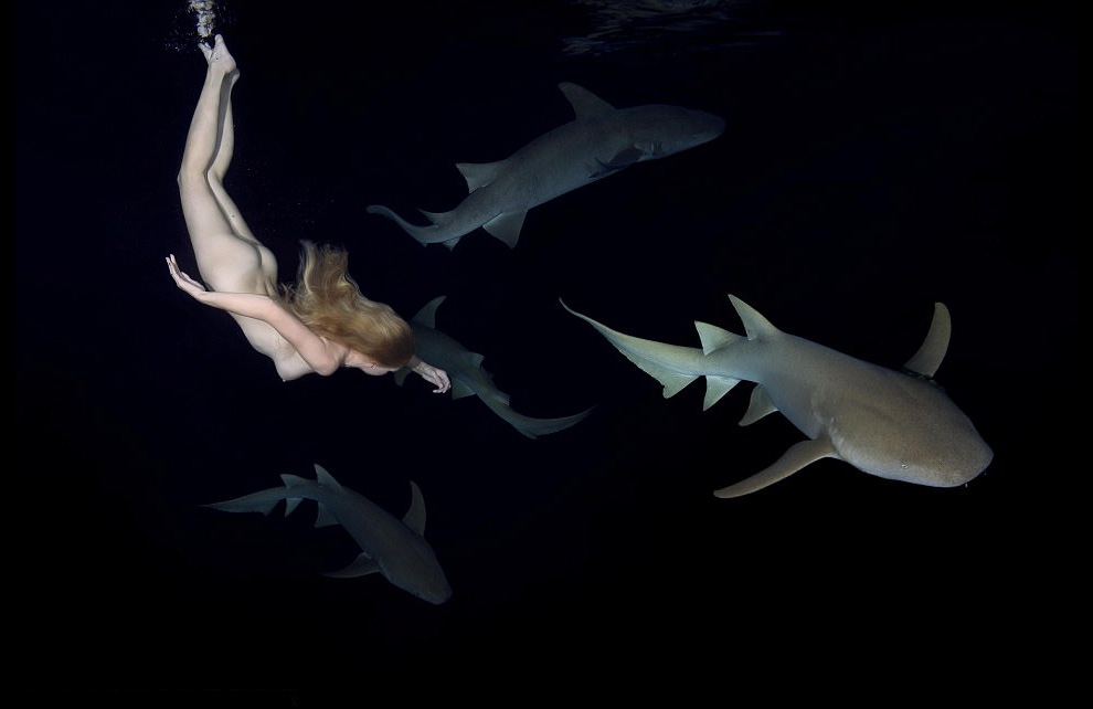Irina Britanova desnuda tiburones 7