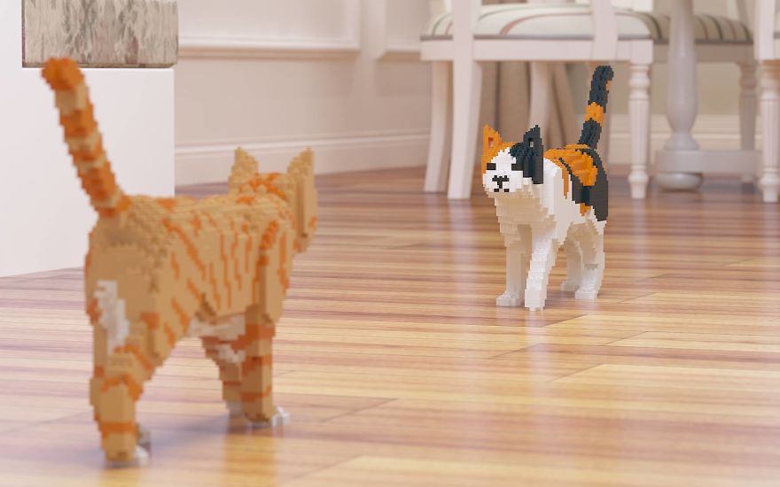 gatos lego 10