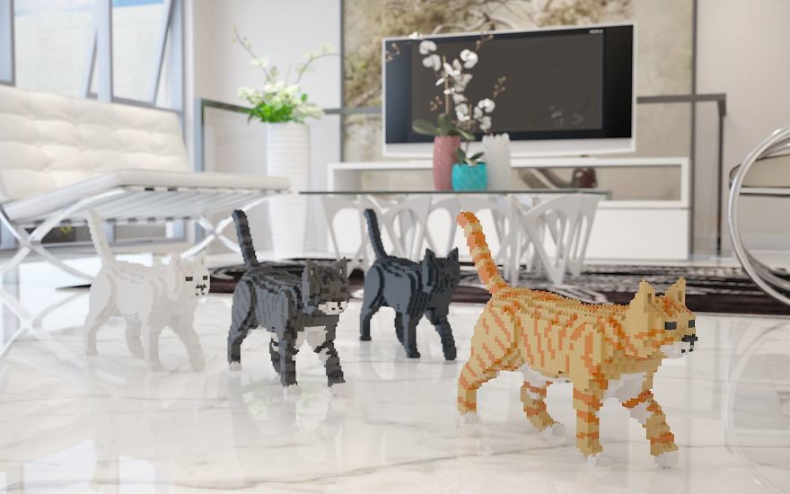 gatos lego 3