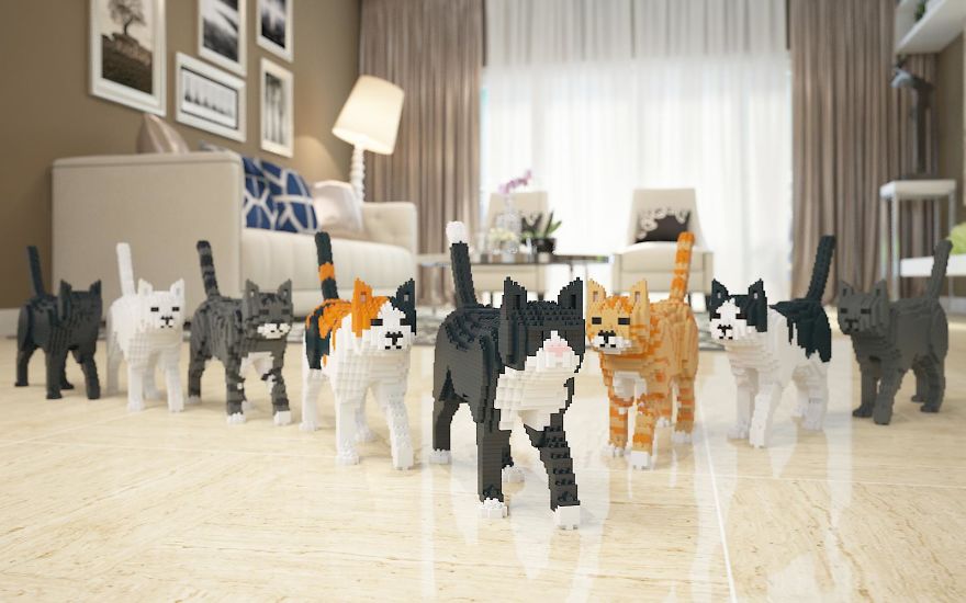 gatos lego 9
