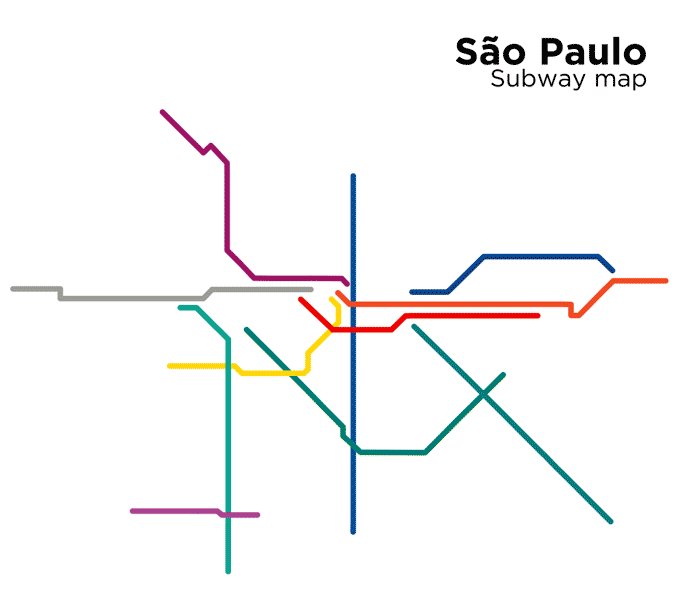 mapas reales de metro 14