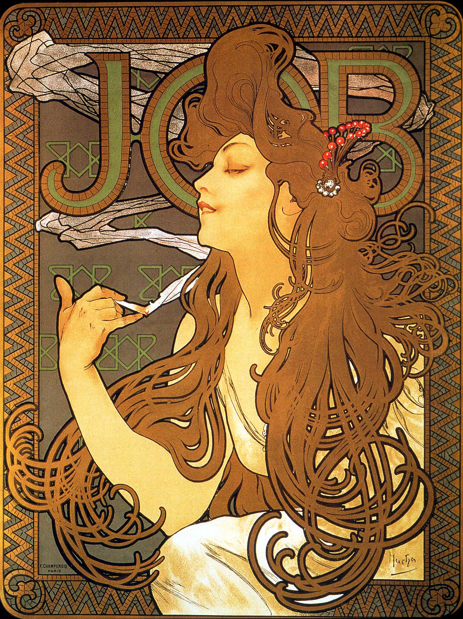 Cartel Art Nouveau Alfons Mucha