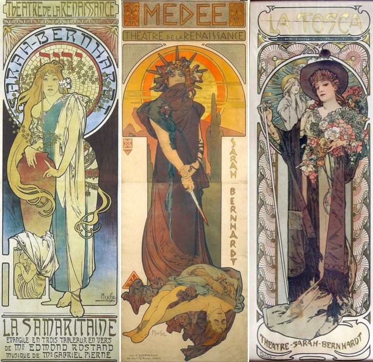 Carteles Art Nouveau Alfons Mucha