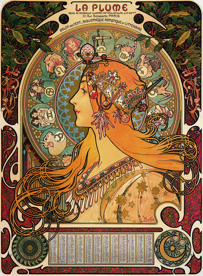 Cartel Art Nouveau Alfons Mucha